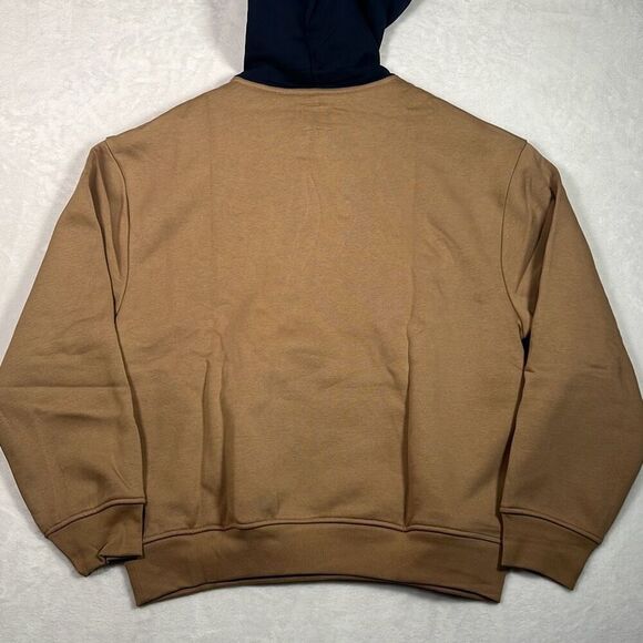 GAP x‎ Dapper Dan DAP Logo Limited Edition Brown Hoodie Pullover Men Size Medium - Picture 7 of 8